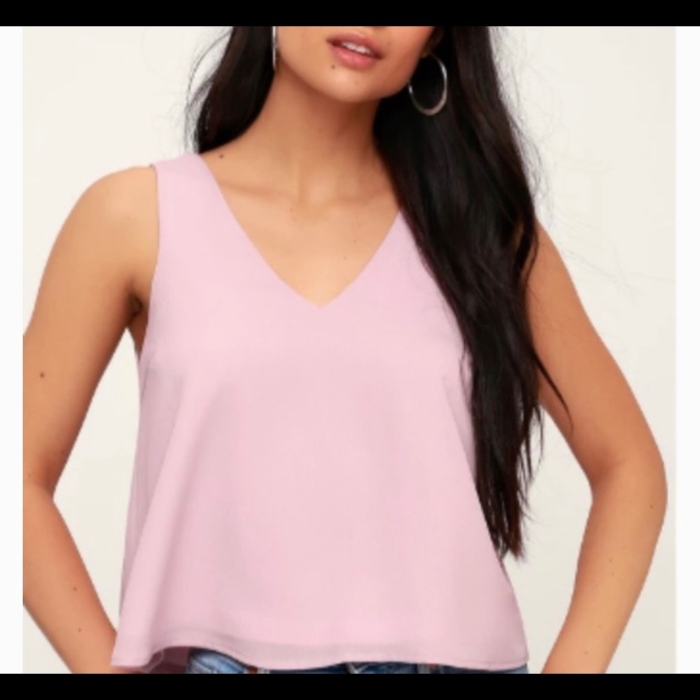 NWT Lulu’s beechwood cropped tank